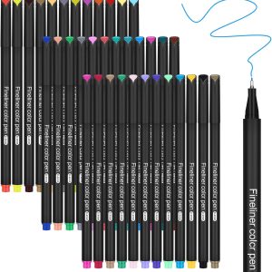 Journal Planner Pens 36 Vibrant Colors, 0.4mm Fine Point Markers for Journaling -Smooth Writing, Ideal for Creative Writing, Bullet Journaling, and Students