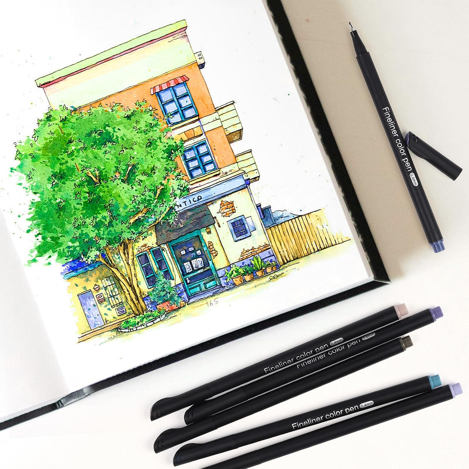 Journal Planner Pens 36 Vibrant Colors, 0.4mm Fine Point Markers for Journaling -Smooth Writing, Ideal for Creative Writing, Bullet Journaling, and Students - Image 5