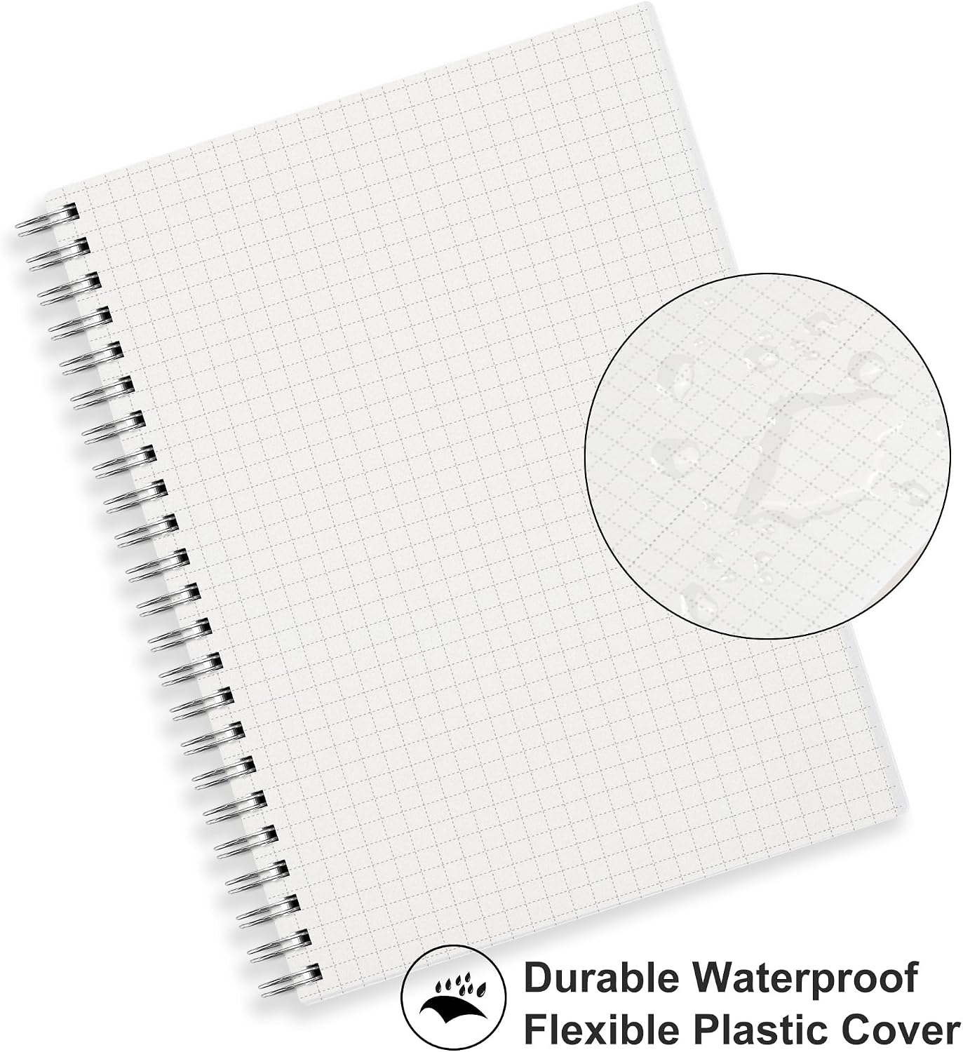 RETTACY Graph Grid Paper Notebook, 160 Pages per Pack, A5 (5.7'' × 8.3'') - Image 5