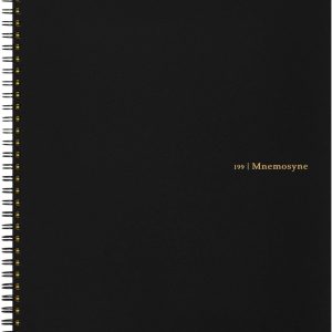 Maruman Mnemosyne Spiral Notebook, 140 Pages, A4 8.27"x11.69", 5mm Dot Grid
