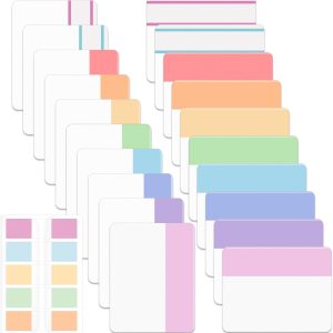 Mr. Pen- Sticky Index Tabs, 500 pcs, 21 Sets, Pastel